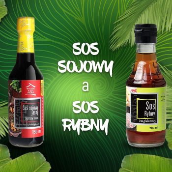 Sos sojowy a&nbsp;sos rybny