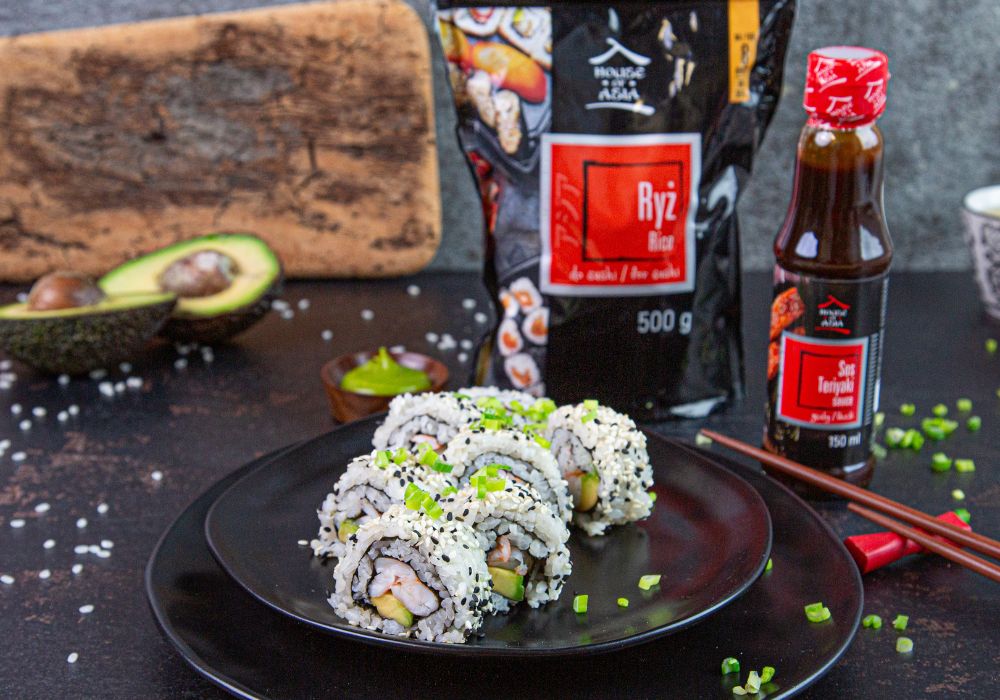 California maki z krewetkami i awokado House of Asia