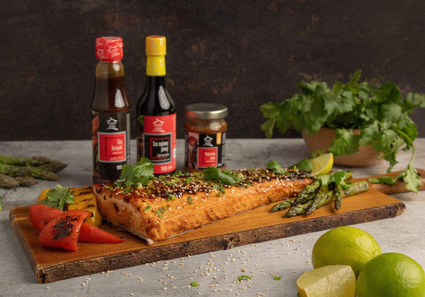 Grillowany łosoś Teriyaki