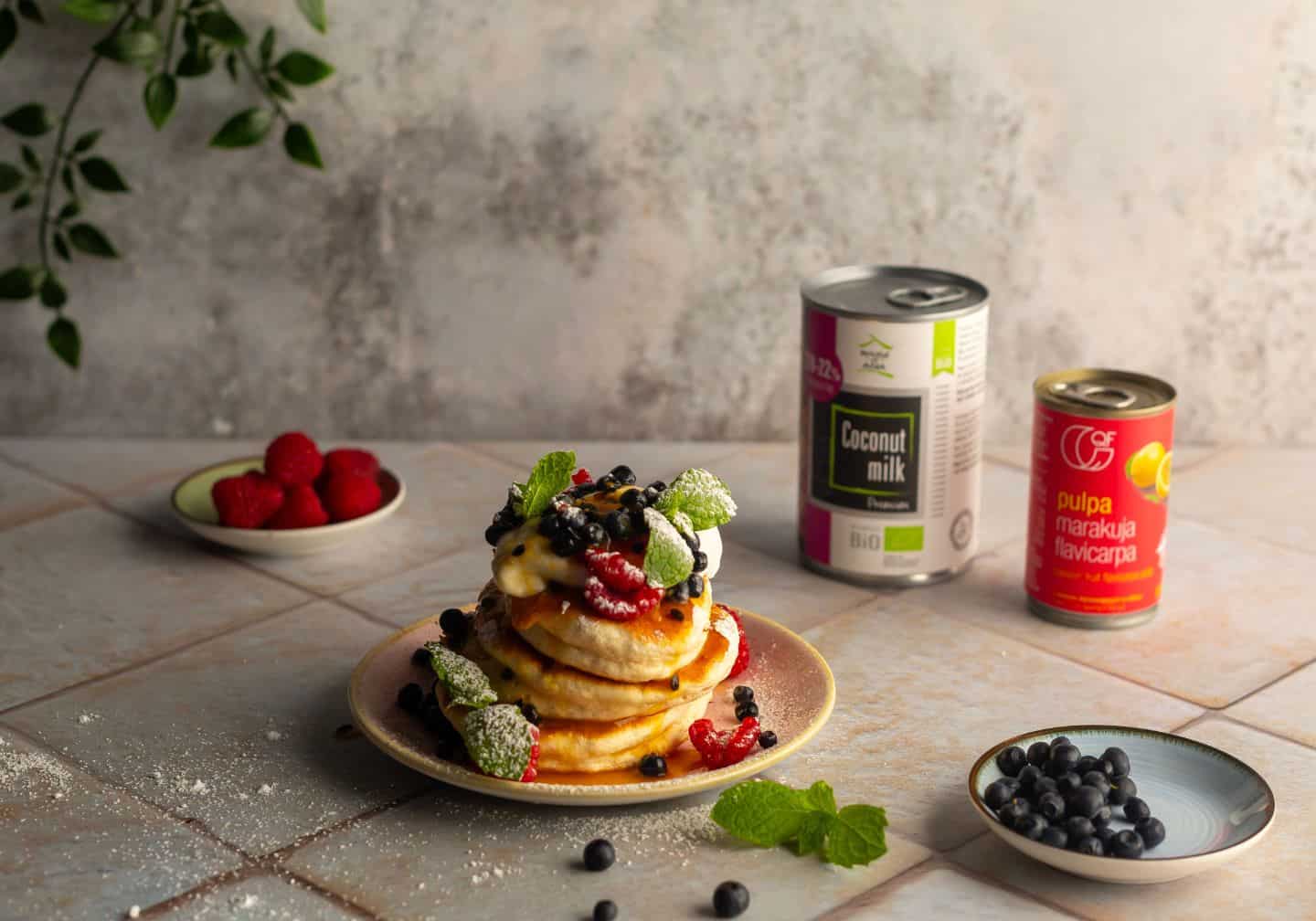 Japońskie pancake z marakują