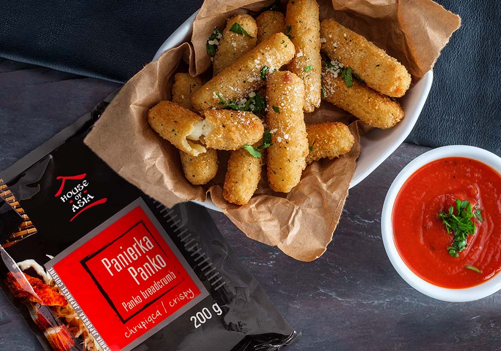 Mozzarella sticks w panierce panko House of Asia