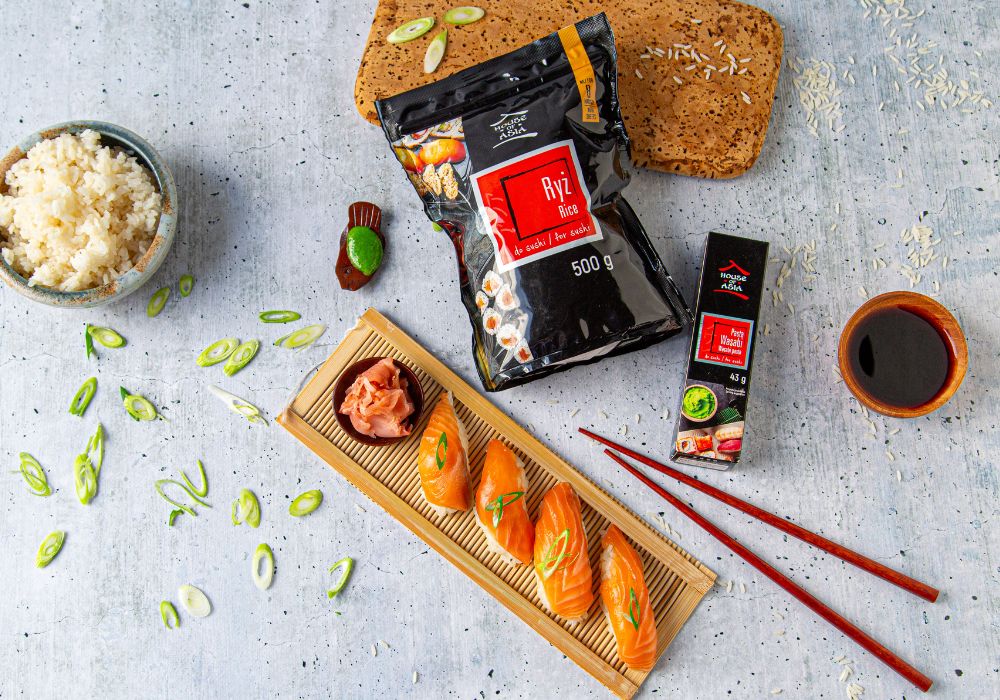 Nigiri z łososiem