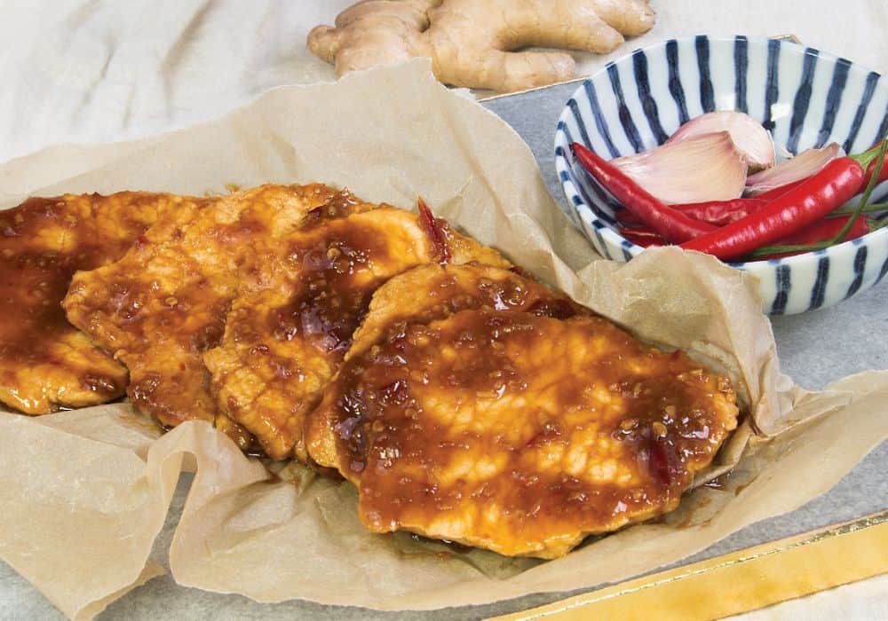 Schab w ostrym sosie Sambal Oelek