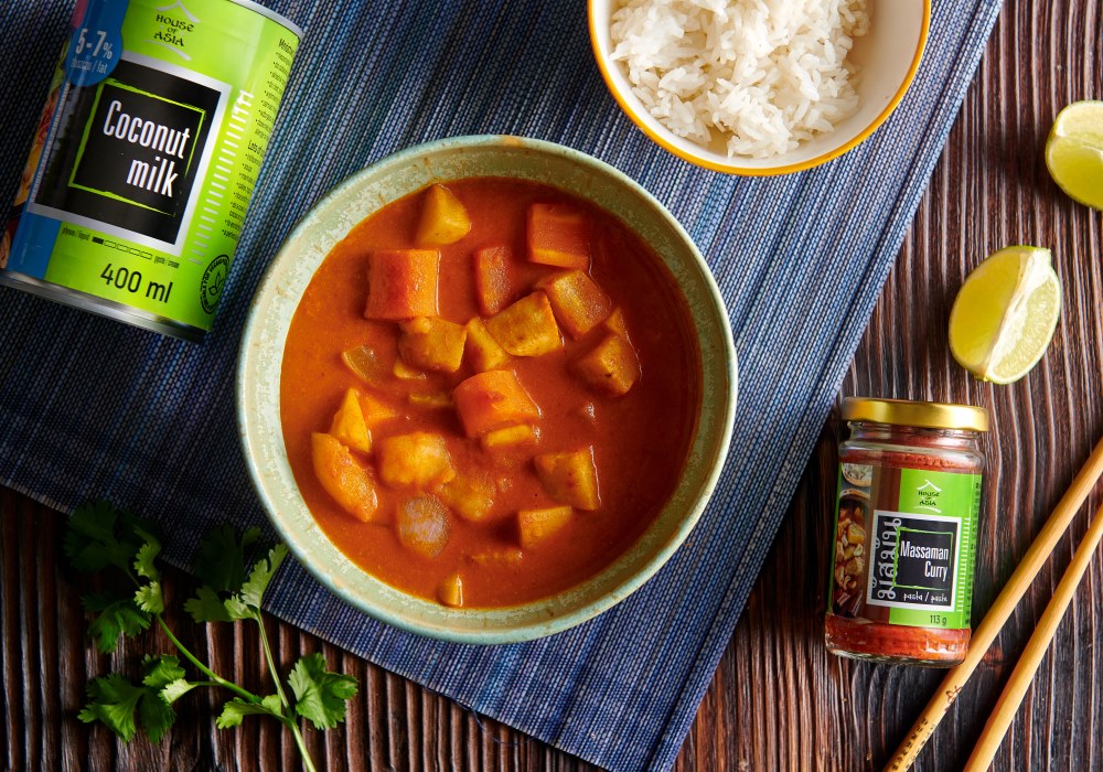 Warzywne massaman curry