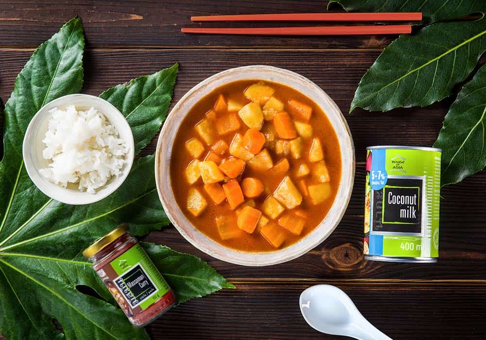Wegetariańskie massaman curry