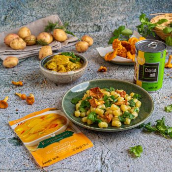 Słoneczne kopytka z curry